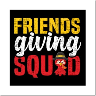 Friends Giving Squad - Friendsgiving Funny Thanksgiving Holiday Posters and Art